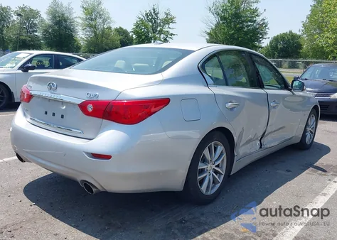 2015 Infiniti Q50 Premium from USA, damaged, VIN JN1BV7AR3FM400235